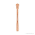 Sapphire Row Gold Bead Detail Open Ring - 14K Rose Gold (view 4)