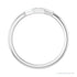 Sapphire Row Natural Diamond Baguette Trio Stacking Ring - 14K White Gold (view 2)
