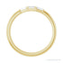 Sapphire Row Natural Diamond Baguette Trio Stacking Ring - 14K Yellow Gold (view 2)