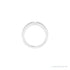 Sapphire Row Natural Diamond Negative Space Ring - 14K White Gold (view 2)