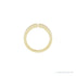 Sapphire Row Natural Diamond Negative Space Ring - 14K Yellow Gold (view 2)