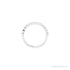 Sapphire Row Natural Diamond Bezel Row Ring - Platinum (view 2)