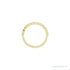 Sapphire Row Natural Diamond Bezel Row Ring - 14K Yellow Gold (view 2)