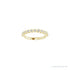 Sapphire Row Natural Diamond Bezel Row Ring - 14K Yellow Gold (view 3)