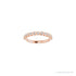 Sapphire Row Natural Diamond Bezel Row Ring - 14K Rose Gold (view 3)