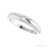 Sapphire Row Natural Diamond Petite Dome Ring - 14K White Gold (view 5)