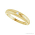 Sapphire Row Natural Diamond Petite Dome Ring - 14K Yellow Gold (view 5)