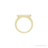 Sapphire Row Natural Diamond Pavé Bar Ring - 14K Yellow Gold (view 2)