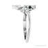 Sapphire Row Natural Diamond Marquise & Round Wrap Ring - 14K White Gold (view 4)