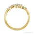 Sapphire Row Lab-Grown Diamond Marquise & Round Wrap Ring - 14K Yellow Gold (view 2)