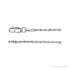 Sapphire Row Rope Chain Necklace - 1.5 mm, 14K White Gold (view 2)