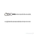 Sapphire Row Rope Chain Necklace - 1.6 mm, 14K White Gold