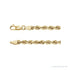 Sapphire Row Rope Chain Necklace - 3.9 mm, 14K Yellow Gold
