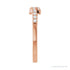 Sapphire Row Natural Diamond Closed Pavé Wrap Ring - 14K Rose Gold (view 4)