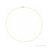 Sapphire Row 10K Gold Diamond-Cut Bead Chain Necklace - 