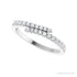 Sapphire Row Lab-Grown Diamond Closed Pavé Wrap Ring - Platinum (view 5)