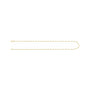 Sapphire Row Gold Twisted Herringbone Chain Necklace -  (view 3)