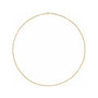 Sapphire Row Diamond-Cut Singapore Chain Necklace - 1.7 mm, 14K Yellow Gold