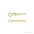 Sapphire Row Diamond-Cut Singapore Chain Necklace - 1.7 mm, 14K Yellow Gold (view 2)