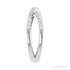 Sapphire Row Natural Diamond Pavé Criss-Cross Ring - 14K White Gold (view 4)