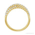 Sapphire Row Natural Diamond Pavé Criss-Cross Ring - 14K Yellow Gold (view 2)