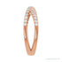 Sapphire Row Lab-Grown Diamond Pavé Criss-Cross Ring - 14K Rose Gold (view 4)