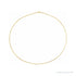 Sapphire Row Flexible Herringbone Chain Necklace - 1.6 mm, 14K Yellow Gold