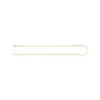 Sapphire Row Flexible Herringbone Chain Necklace - 1.6 mm, 14K Yellow Gold (view 3)