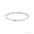 Sapphire Row Lab-Grown Diamond Wavy Inlay Ring - 14K White Gold (view 3)