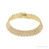Sapphire Row Gold Panther Chain Necklace - Default Title