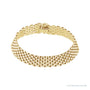 Sapphire Row Gold Panther Chain Necklace - Default Title