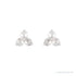Sapphire Row Lab-Grown Diamond Trio Earrings - Platinum, 1/4 CTW (view 2)