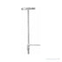 Sapphire Row Natural Diamond Chain Ear Cuff - 14K White Gold (view 2)