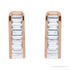 Sapphire Row Lab-Grown Diamond Channel-Set Ear Cuff - 14K Rose Gold (view 2)