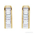 Sapphire Row Lab-Grown Diamond Channel-Set Ear Cuff - 14K Yellow Gold (view 2)