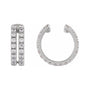 Sapphire Row Lab-Grown Diamond Double Pavé Ear Cuff - 14K White Gold
