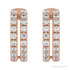Sapphire Row Lab-Grown Diamond Double Pavé Ear Cuff - 14K Rose Gold (view 2)