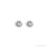 Sapphire Row Engravable Gold Disc Stud Earrings - Platinum, 3 mm (view 2)