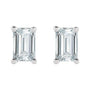 Sapphire Row Lab-Grown Diamond Emerald-Cut Stud Earrings - Platinum (view 2)