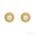 Sapphire Row Natural Diamond Starburst Stud Earrings - 14K Yellow Gold (view 2)