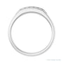 Sapphire Row Natural Diamond Five-Stone Channel-Set Band - 14K White Gold (view 2)