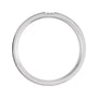 Sapphire Row Natural Diamond Detail Cigar Band - Platinum (view 2)