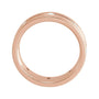 Sapphire Row Natural Diamond Grooved Detail Band - 14K Rose Gold, 6 mm (view 2)