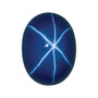5x3 mm Oval Lab-Grown Blue Star Sapphire – Cabochon Cut – Eye-Clean Quality — Sapphire Row