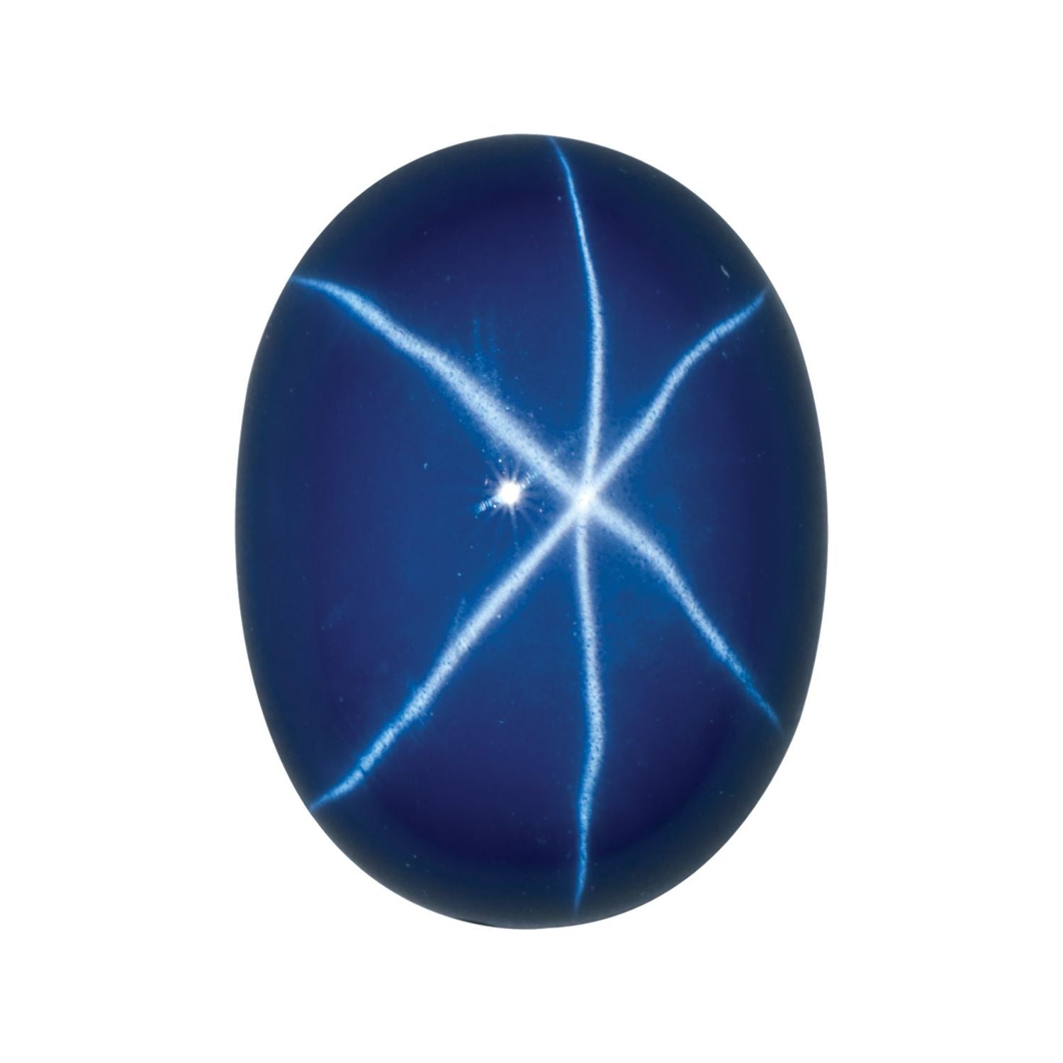 5x3 mm Oval Lab-Grown Blue Star Sapphire – Cabochon Cut – Eye-Clean Quality — Sapphire Row
