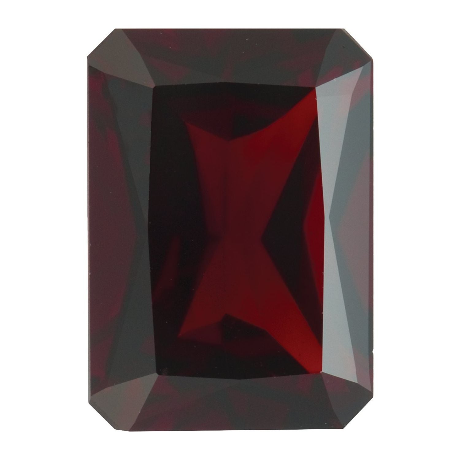 14x10 mm Radiant Natural Dark Orange Red Mozambique Garnet – Faceted Cut – AA Quality — Sapphire Row