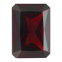 14x10 mm Radiant Natural Dark Orange Red Mozambique Garnet – Faceted Cut – AA Quality — Sapphire Row
