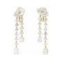 Sapphire Row Lab-Grown Diamond Cascade Dangle Earrings - 14K Yellow Gold (view 3)