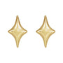 Sapphire Row Gold North Star Stud Earrings - 14K Yellow Gold (view 2)