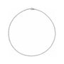 Sapphire Row Lab-Grown Diamond Classic Tennis Necklace - 14K White Gold